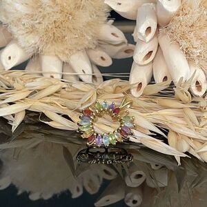 Multicolor heart pendant